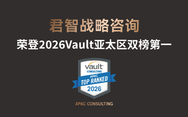 君智荣登2026Vault“最具创新力”、“最具商业发展前景”咨询公司双榜第一